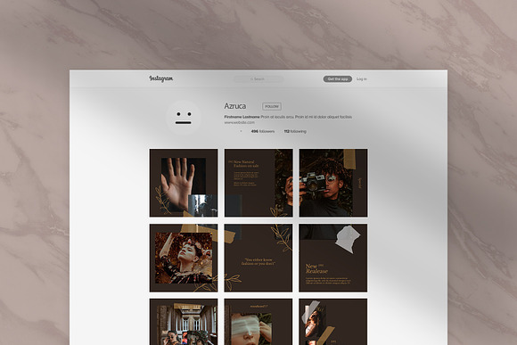 Azkialia Puzzle Instagram Feed in Instagram Templates - product preview 4