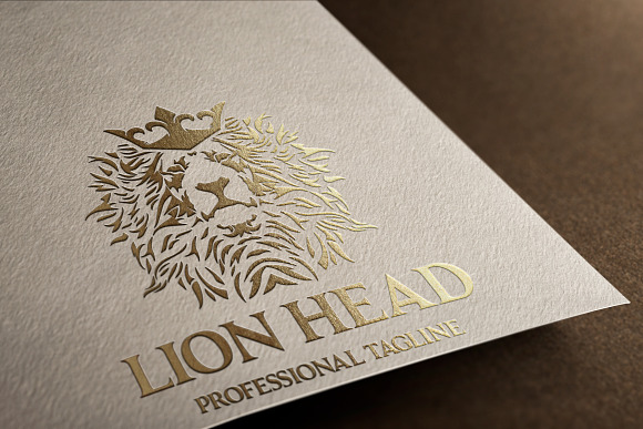 Lion Head Logo in Logo Templates - product preview 2