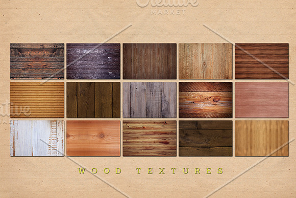 30 Wood Textures [50% OFF] in Textures - product preview 1
