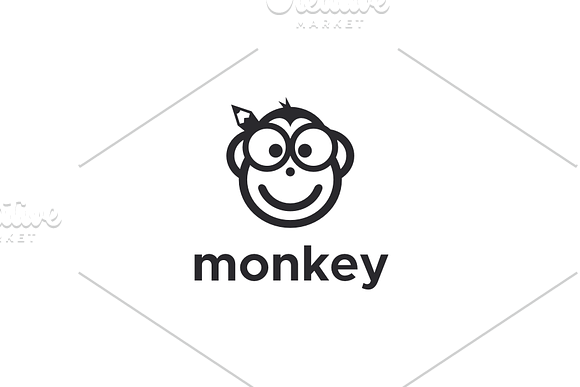 Smart Monkey Logo in Logo Templates - product preview 2