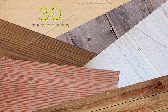 30 Wood Textures [50% OFF] in Textures - product preview 3