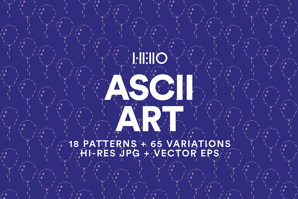 ASCII Art in Patterns - product preview 22