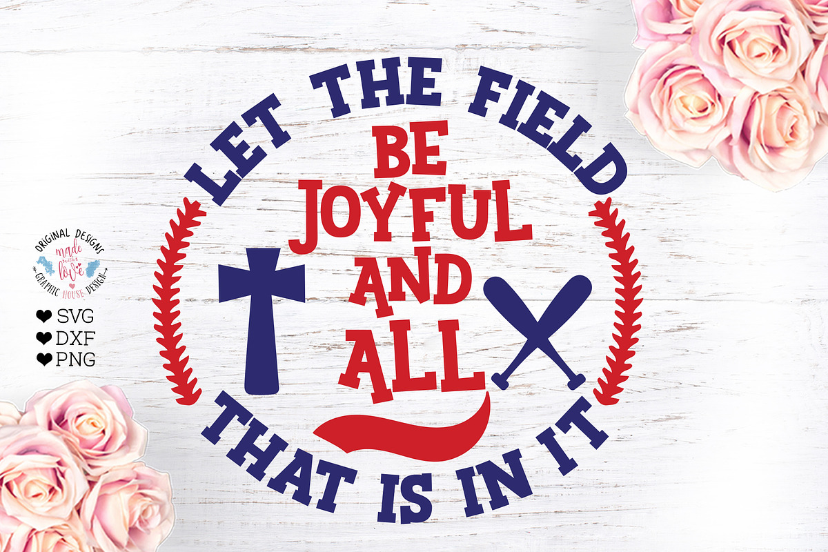 Let the Field Be Joyful Cut File in Illustrations - product preview 8
