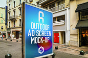 Outdoor Ad Screen MockUps 13 (v.3)