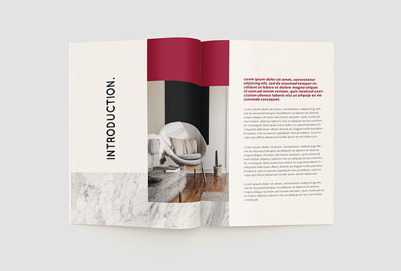 Interior Design Brochure Magazine in Magazine Templates - product preview 4