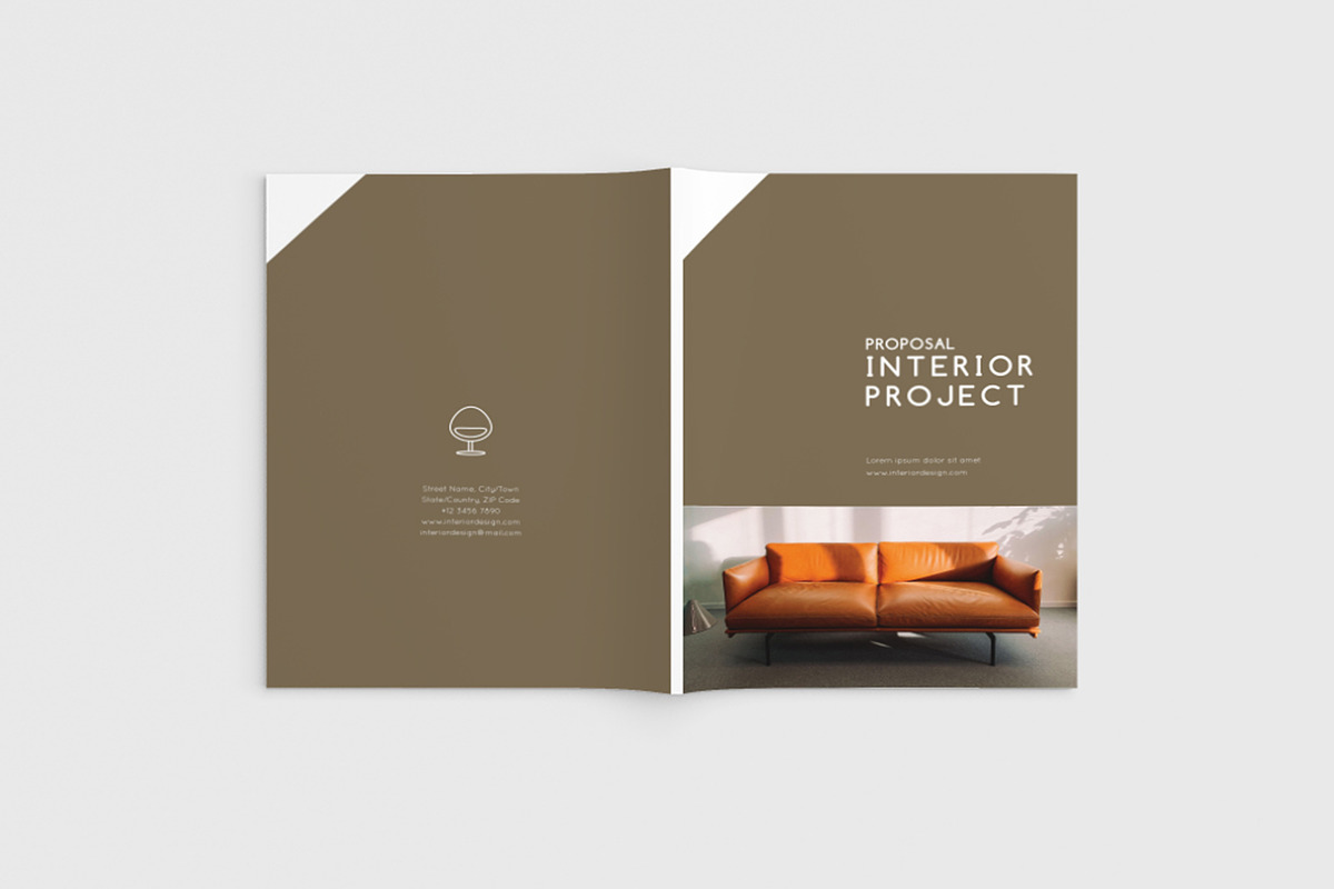 Interior Room  Brochure Magazine in Magazine Templates - product preview 8