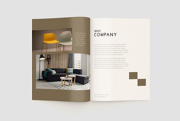 Interior Room  Brochure Magazine in Magazine Templates - product preview 5
