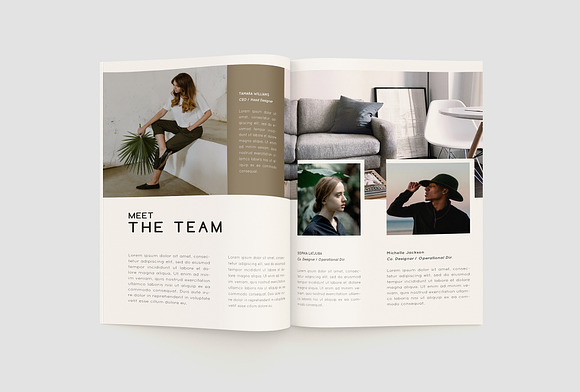 Interior Room  Brochure Magazine in Magazine Templates - product preview 7