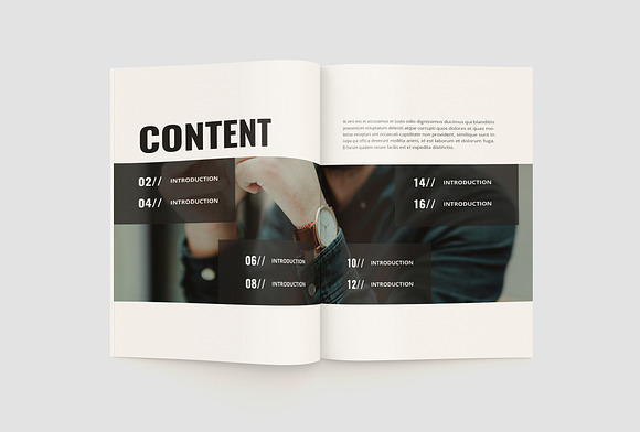 clock Catalog Brochure in Brochure Templates - product preview 3