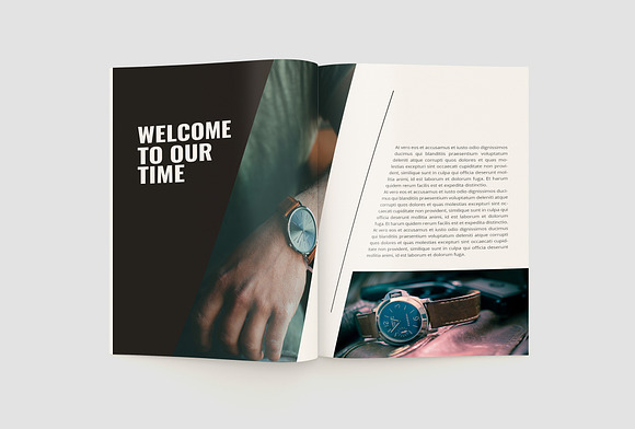 clock Catalog Brochure in Brochure Templates - product preview 7