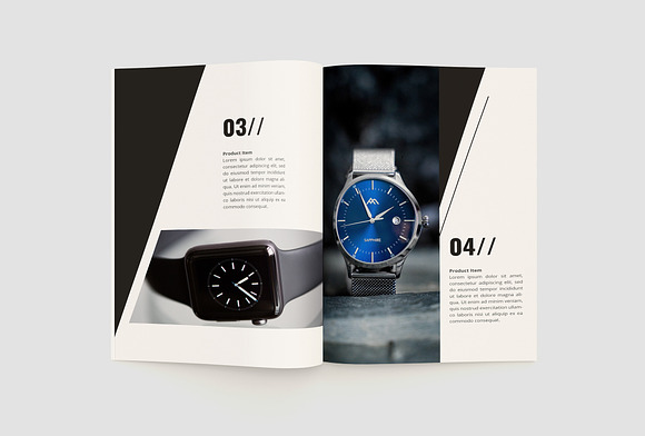 clock Catalog Brochure in Brochure Templates - product preview 11