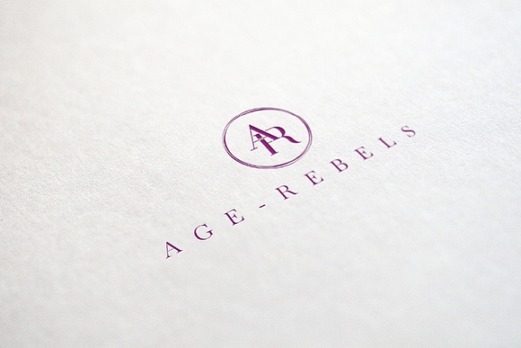 AR Logo Design Monogram Typography in Logo Templates - product preview 3