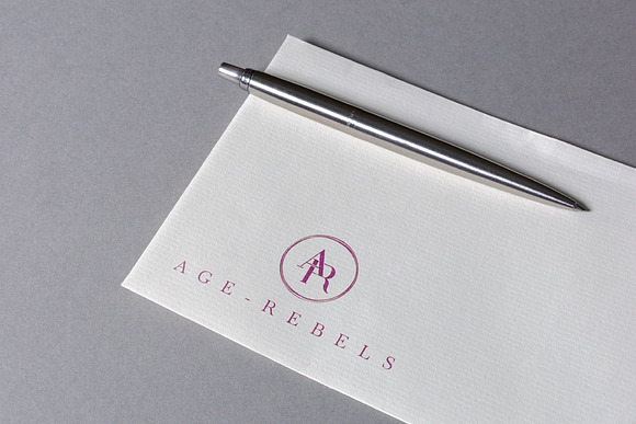 AR Logo Design Monogram Typography in Logo Templates - product preview 4
