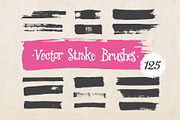 Vector stroke brushes