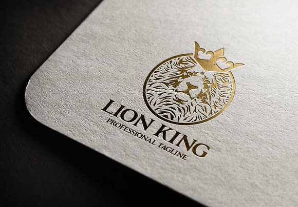 Lion King v.3 Logo in Logo Templates - product preview 1
