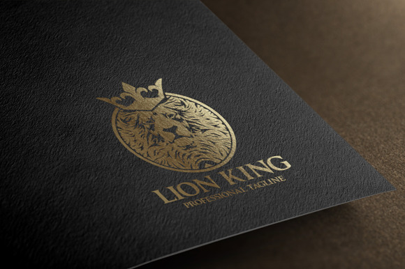 Lion King v.3 Logo in Logo Templates - product preview 3