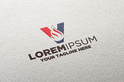 Letter V Oil Logo