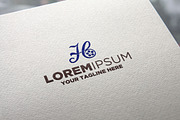 Letter H Roll Film Logo