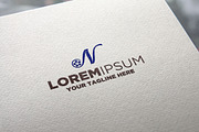 Letter N Roll Film Logo