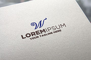 Letter W Roll Film Logo