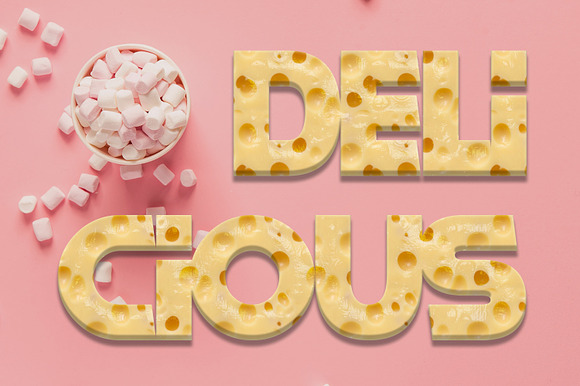 36 Cheese Style Text Effect in Add-Ons - product preview 6