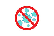 Stop Coronavirus Infection Sign