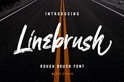 Linebrush - Rough Brush Font