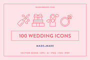 Line Icons – Wedding
