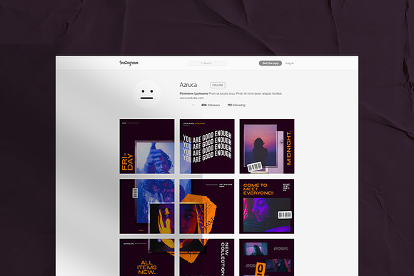 Guesser Puzzle Instagram Feed in Instagram Templates - product preview 4