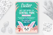 Easter flyer template