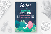 Easter flyer template