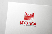 Mystica Letter M Logo