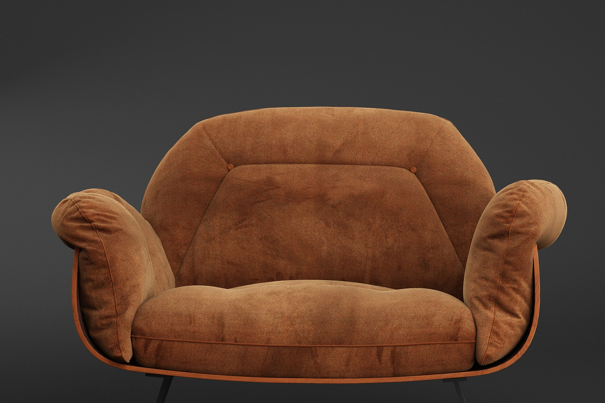 Presidencial Lounge Armchair in Furniture - product preview 8