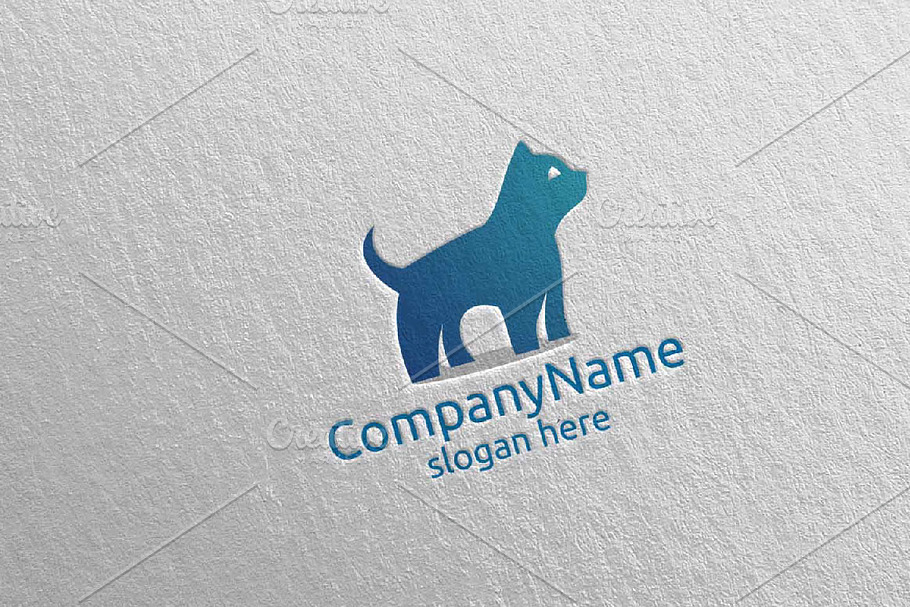 Cat Logo Design 13 in Logo Templates - product preview 8
