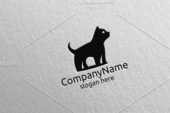 Cat Logo Design 13 in Logo Templates - product preview 4