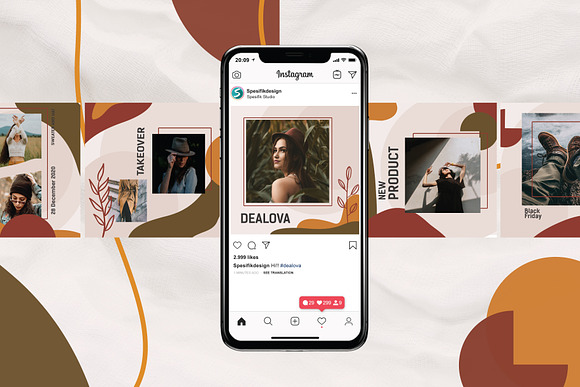 Dealova - Abstract Instagram ⚡️ in Instagram Templates - product preview 2