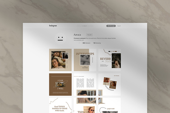 Liminh-u Puzzle Instagram Feed in Instagram Templates - product preview 3