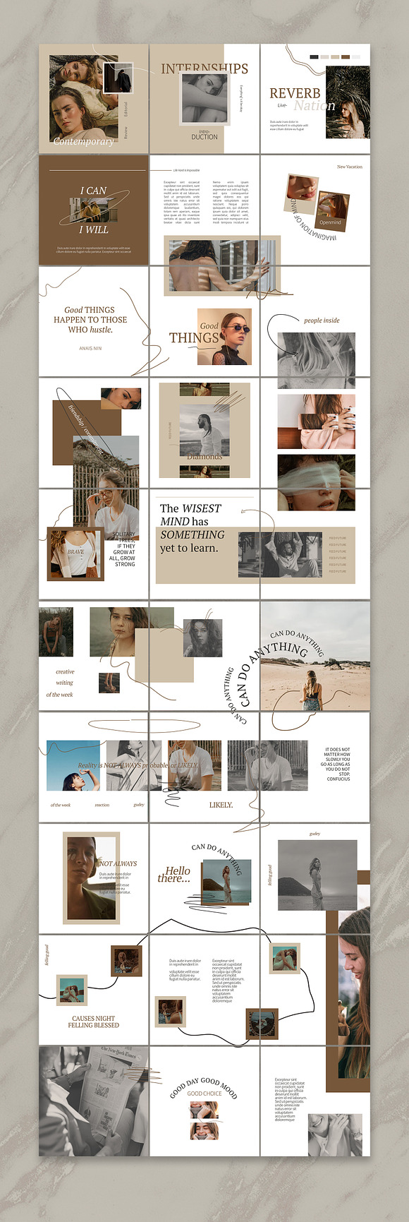 Liminh-u Puzzle Instagram Feed in Instagram Templates - product preview 4
