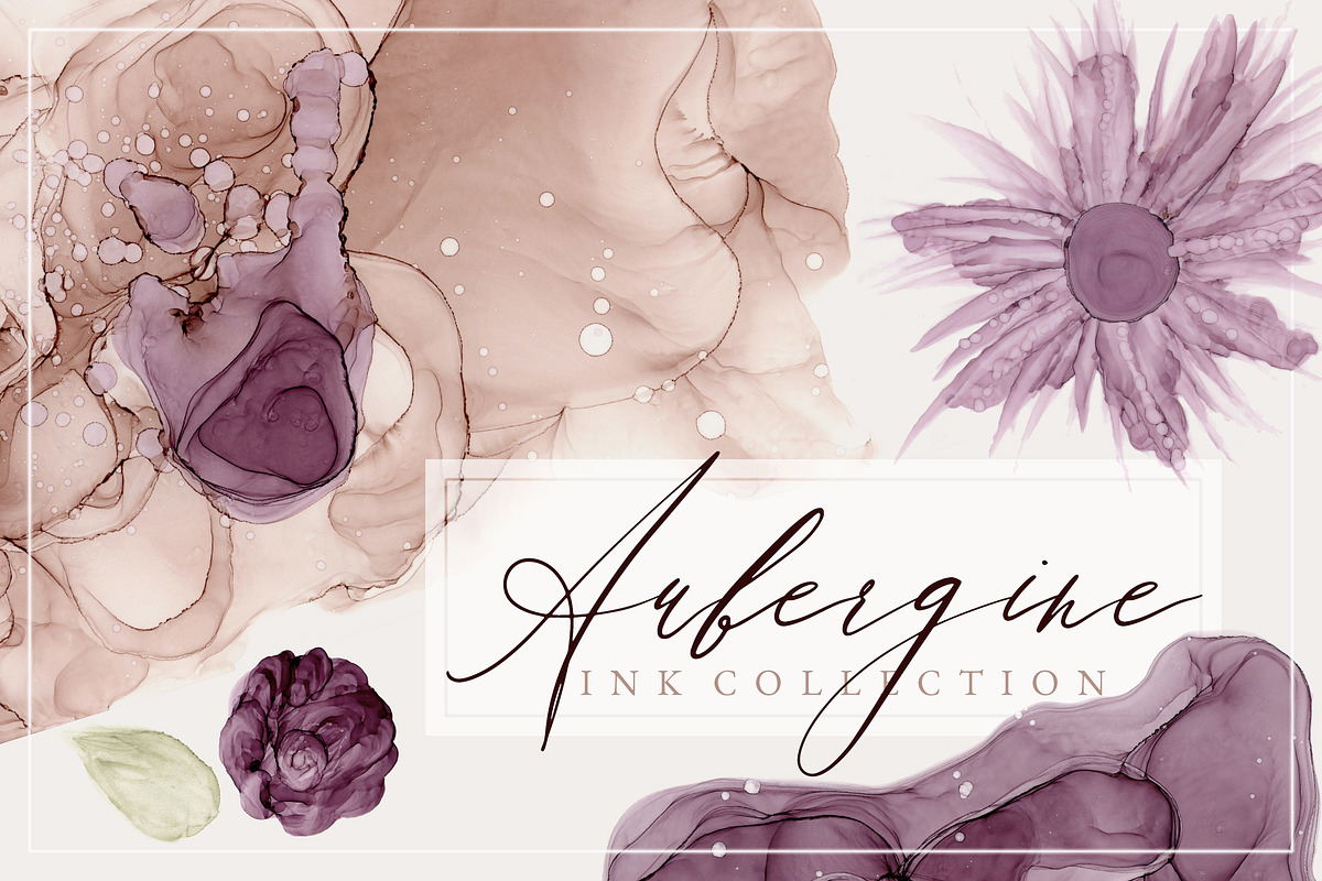 Aubergine Ink Collection in Textures - product preview 8