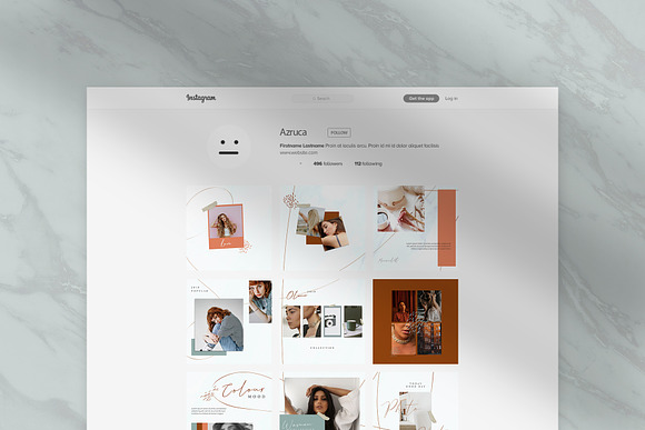Oilivia Puzzle Instagram Feed in Instagram Templates - product preview 3