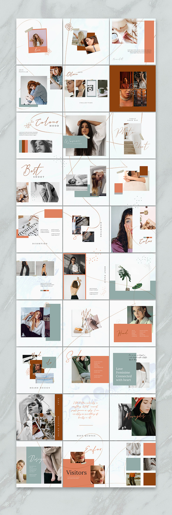 Oilivia Puzzle Instagram Feed in Instagram Templates - product preview 4