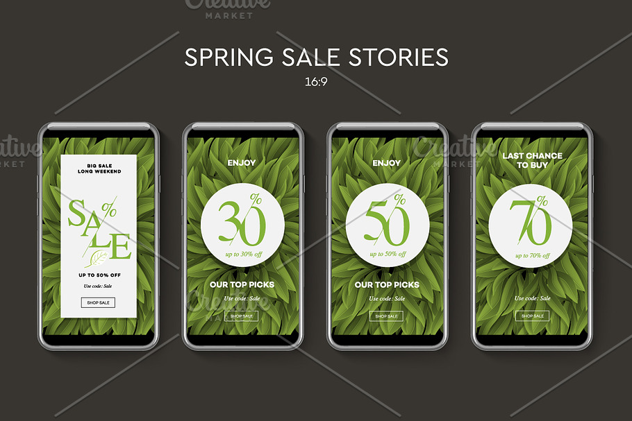 Instagram Spring Sale Banners in Instagram Templates - product preview 8