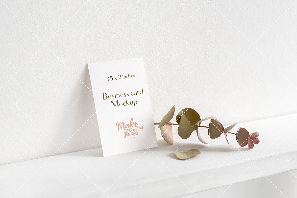 Business card mockup in Branding Mockups - product preview 8