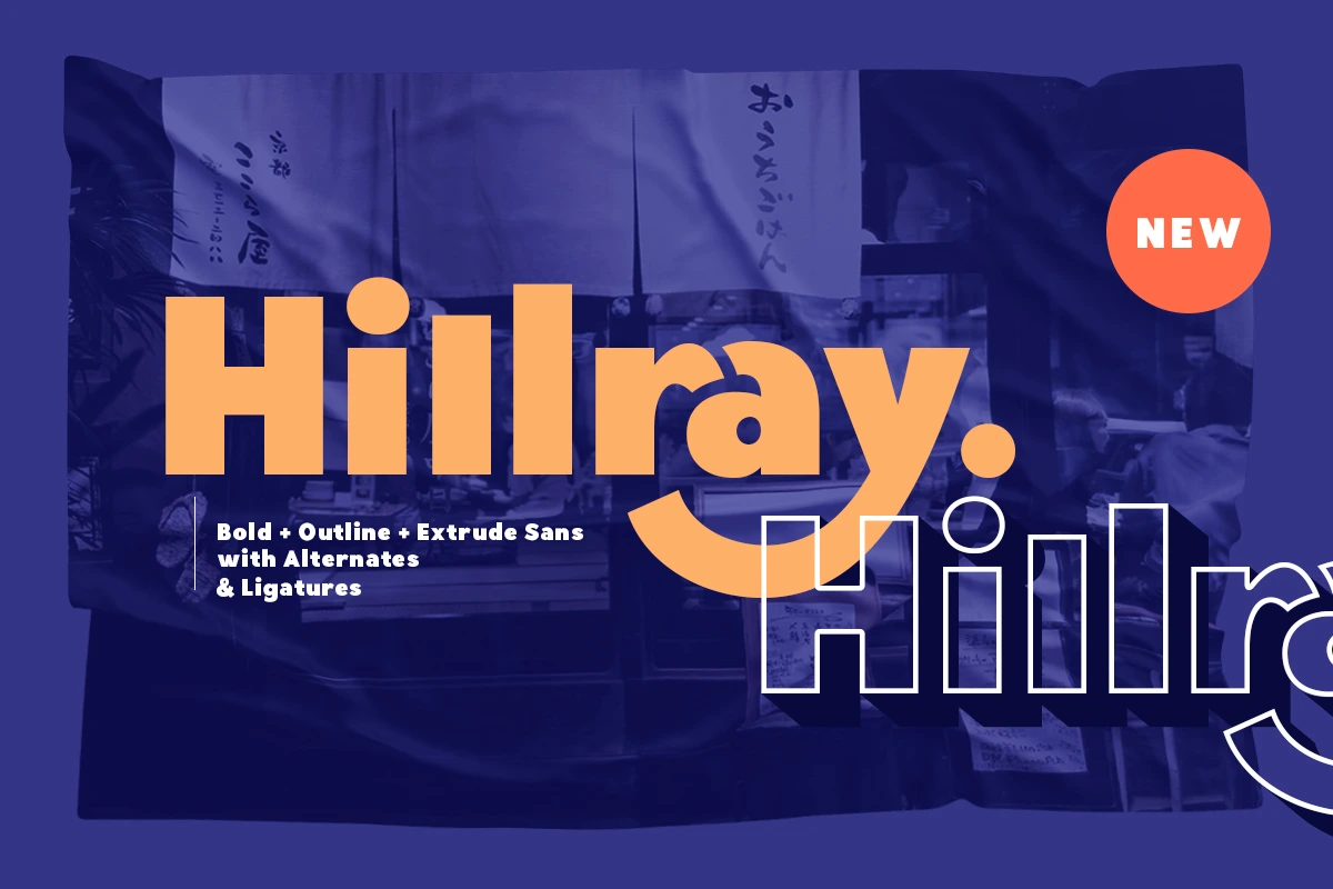 Hillray - Stylish Bold Sans in Sans-Serif Fonts - product preview 8
