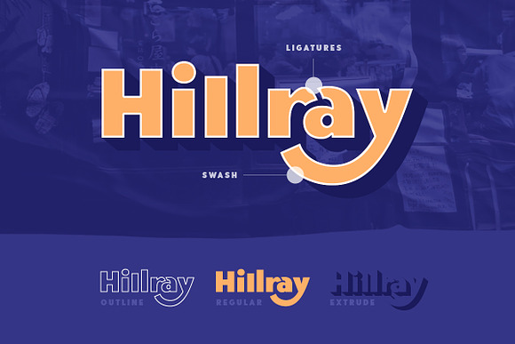 Hillray - Stylish Bold Sans in Sans-Serif Fonts - product preview 4