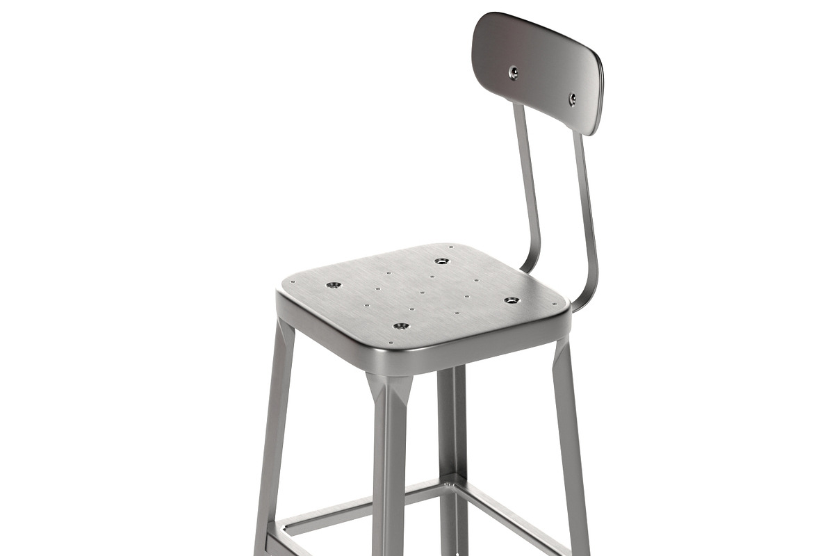 Schoolhouse Backed Utility Stool 26 in Furniture - product preview 8