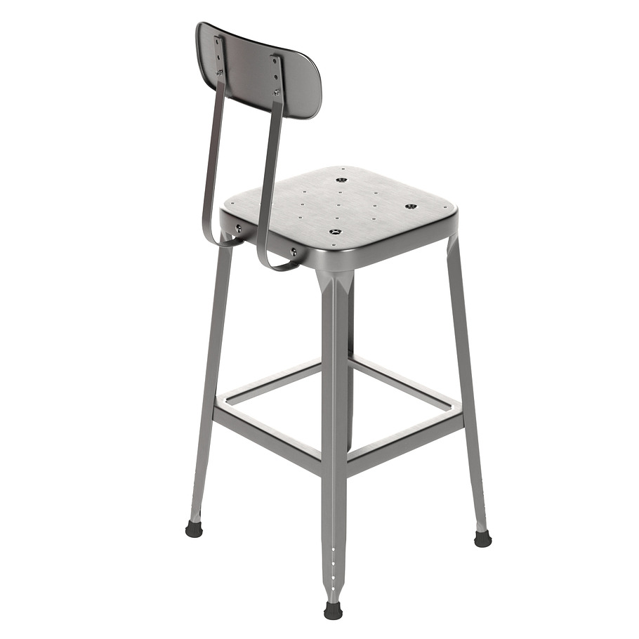 Schoolhouse Backed Utility Stool 26 in Furniture - product preview 1