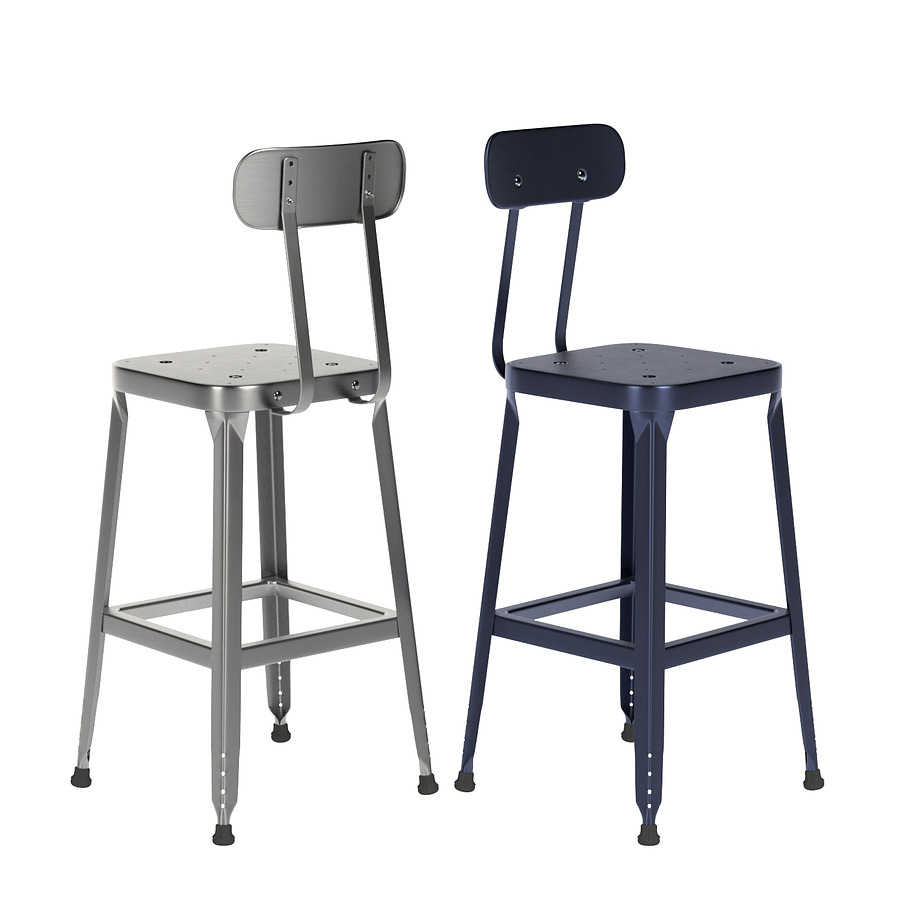 Schoolhouse Backed Utility Stool 26 in Furniture - product preview 2