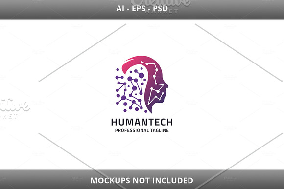 Human Tech Logo in Logo Templates - product preview 1