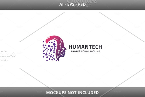 Human Tech Logo in Logo Templates - product preview 2